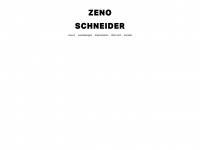 zenoschneider.ch Webseite Vorschau