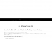 klaerungshilfeausbildung.de Webseite Vorschau