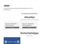 smg-security.ch Webseite Vorschau