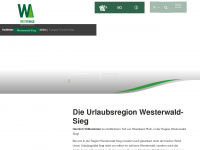 westerwald-sieg.de Webseite Vorschau