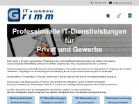 grimm-it-technik.de Webseite Vorschau