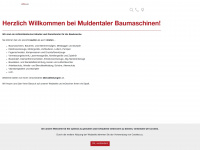 mtl-baumaschinen.de Webseite Vorschau