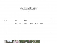 lebelieberliterarisch.de Webseite Vorschau