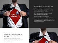 team-freiheit.net Webseite Vorschau