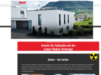 liapor-radon.de Webseite Vorschau