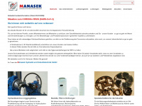 manasek-gmbh.de Webseite Vorschau