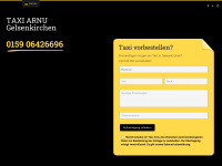 taxi-arnu.de Webseite Vorschau