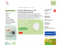 lauterbogen-apotheke.de Webseite Vorschau