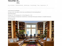 tolstoi.de Webseite Vorschau
