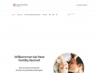 next-fertilitybocholt.de Webseite Vorschau