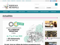 bordeaux-metropole.fr Webseite Vorschau