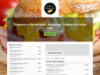 croquerie-pizzeria.de Webseite Vorschau