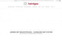 heintges-system.de Webseite Vorschau