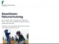 naturschutztag.ch Webseite Vorschau