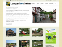 langenlonsheim.net Webseite Vorschau