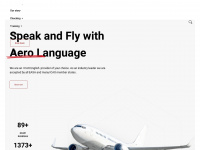 language.aero Webseite Vorschau
