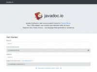 javadoc.io Webseite Vorschau