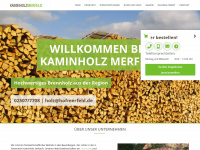 kaminholz-havixbeck.de Webseite Vorschau