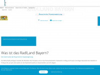 radlland-bayern.de Webseite Vorschau
