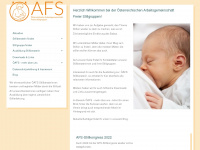 oeafs-stillen.at Webseite Vorschau