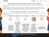 kletterbogen.com Webseite Vorschau