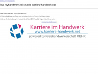 myhandwerk.info Webseite Vorschau