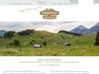 simmental-switzerland.com Webseite Vorschau