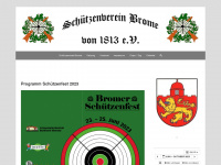 schützenverein-brome.de Webseite Vorschau