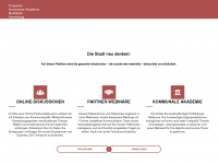 neuestadt.org Webseite Vorschau