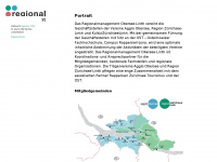 regionalmanagement.ch Webseite Vorschau