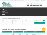 autohausbaur.de Webseite Vorschau
