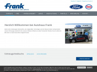 autohausfrank.de Webseite Vorschau