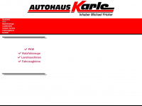 autohaus-karle.de Webseite Vorschau