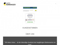 autohaus-koenninger.de Webseite Vorschau