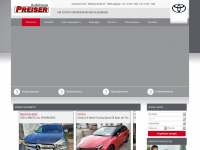 autohaus-preiser.de Webseite Vorschau