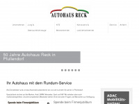 autohaus-reck.de Webseite Vorschau