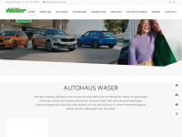 autohaus-waser.de Webseite Vorschau