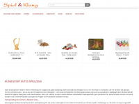 spiel-und-klang.com Webseite Vorschau