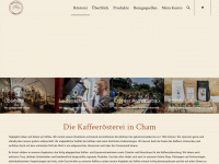 kaffeeroesterei-chamer-land.de Webseite Vorschau