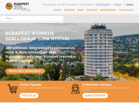 hotel-budapest.hu Webseite Vorschau