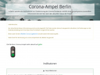 corona-ampel-berlin.de Webseite Vorschau