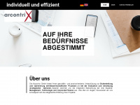 arcontrix.com Webseite Vorschau