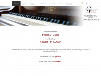 musikstudio-paque.de Webseite Vorschau