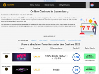 casino-luxembourg10.com Webseite Vorschau