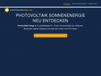 photovoltaik-energy.de Webseite Vorschau