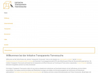 initiative-transparente-tierversuche.de