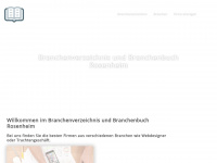 branchenverzeichnis-rosenheim.de Webseite Vorschau