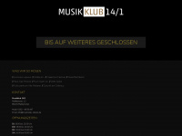 musikklub-14eins.de Webseite Vorschau