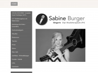 sabineburger.de Webseite Vorschau