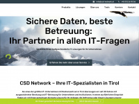 csd-network.at Webseite Vorschau